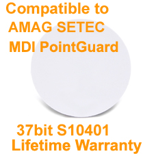 37bit S10401 Proximity Self-adhesive Tag for AMAG SETEC MDI PointGuard